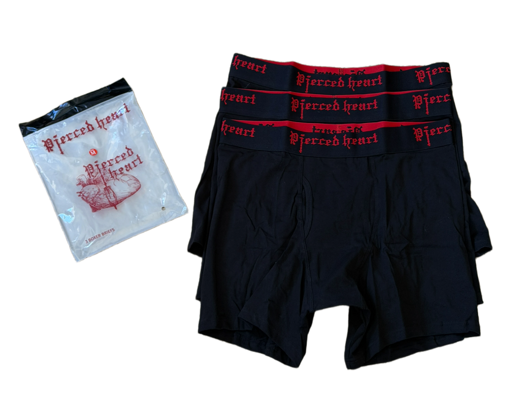 Pierced Heart Boxer Briefs Male Underwear