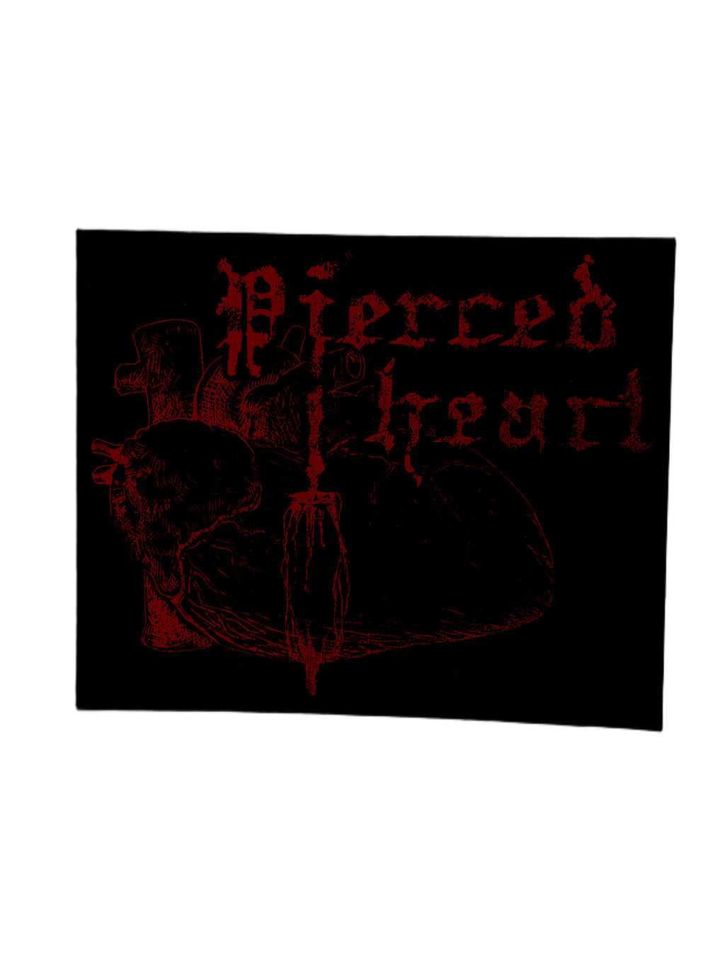 Pierced Heart Sticker